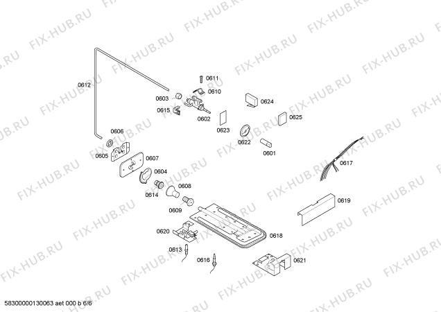 Схема №4 HSC14I80EH FOG P2I 56 PS с изображением Клемма для плиты (духовки) Bosch 00419103
