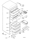 Схема №1 RC34BSE с изображением Ящичек для холодильной камеры Zanussi 2275065023