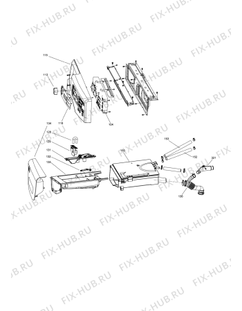 Схема №4 AWG1212PRO (F095524) с изображением Запчасть для стиралки Indesit C00379962