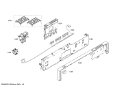 Схема №4 SHX46L15UC DLX Series с изображением Панель управления Bosch 00665579