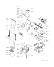 Схема №1 G2P65/F/FP/SS с изображением Клавиша для духового шкафа Whirlpool 481241279124