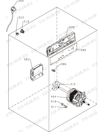 Взрыв-схема стиральной машины Eurobasic VDEVD712W (436877, SP10/110) - Схема узла 03