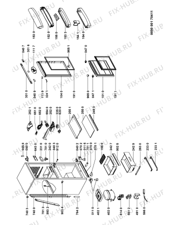 Схема №1 ARC52702 (F091986) с изображением Руководство для стиральной машины Indesit C00359330