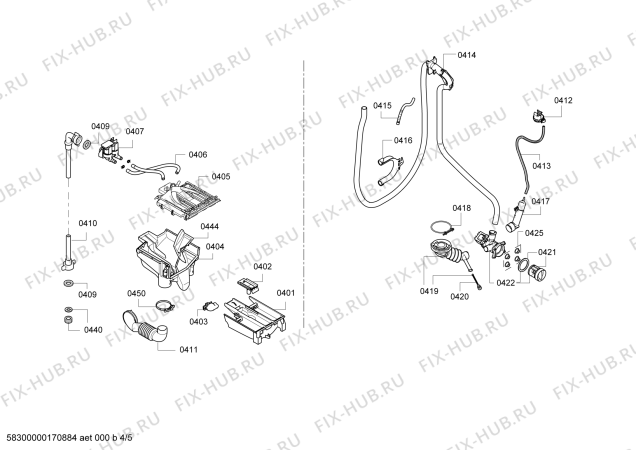 Схема №5 WAY24560TR HomeProfessional с изображением Модуль управления, запрограммированный для стиралки Bosch 00746676