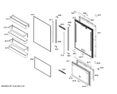 Схема №8 CIB36MIER1 KF 1901 SF с изображением Корзина для заморозки для холодильной камеры Bosch 00680079
