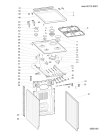 Схема №2 C65F8WF (F033105) с изображением Панель для духового шкафа Indesit C00113083