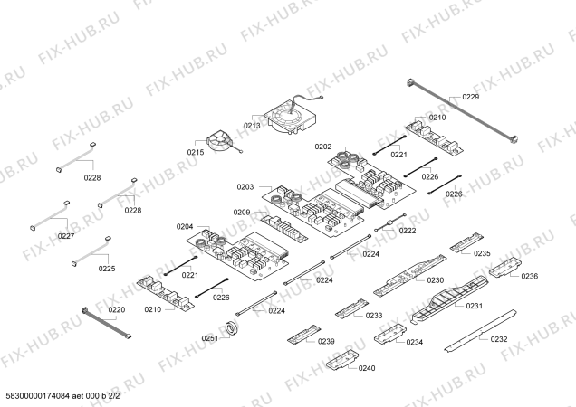 Схема №1 EH901SV17E IH6.1 - Flex с изображением Стеклокерамика для электропечи Siemens 00689636