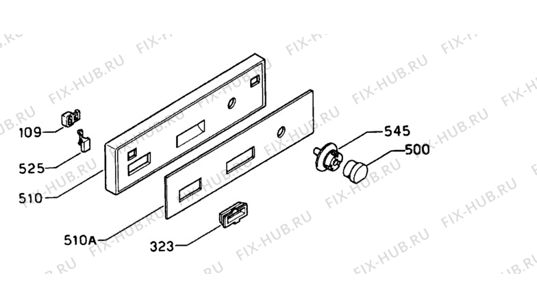 Взрыв-схема посудомоечной машины Kuppersbusch IG446.0S - Схема узла Command panel 037