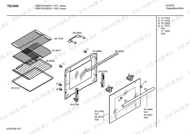 Схема №6 HB9TIA5GB TKC8081 с изображением Панель управления для плиты (духовки) Bosch 00362675
