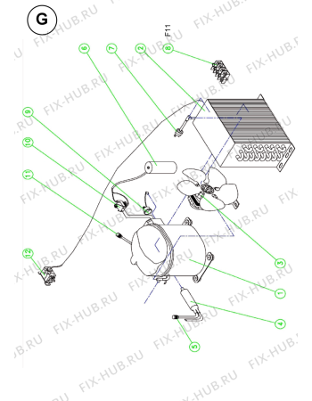 Схема №4 ADN 103 с изображением Контейнер для холодильника Whirlpool 482000006511