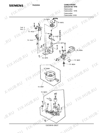 Схема №21 FA224G4 с изображением Инструкция по эксплуатации для видеоэлектроники Siemens 00530632