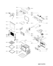 Схема №1 IVV 35Y4 H IXJ с изображением Клавиша для плиты (духовки) Whirlpool 481010922171
