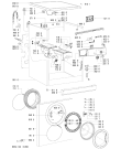 Схема №1 WA 5341 с изображением Блок управления для стиральной машины Whirlpool 481221470387