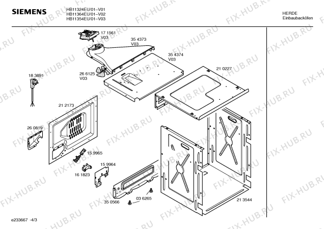 Схема №4 HB11364EU с изображением Переключатель для духового шкафа Siemens 00181698