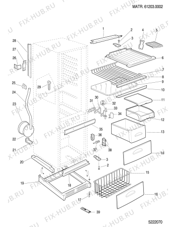 Схема №3 CM31GI (F029141) с изображением Руководство для холодильника Indesit C00095126