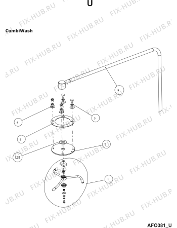 Схема №21 AFO 381 с изображением Другое для составляющей Whirlpool 482000022160