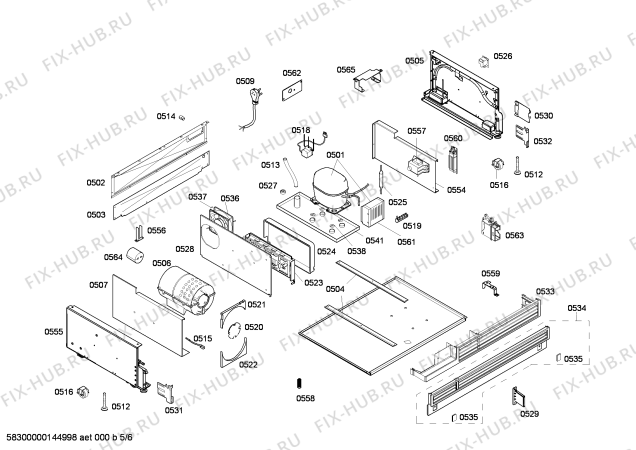 Схема №6 CIR30MIER1 K 1801 SF с изображением Рамка для холодильника Bosch 00667324