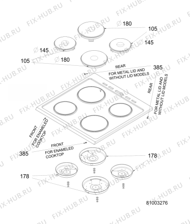 Схема №5 ACM 6601 G/IX с изображением Дверца для электропечи Whirlpool 482000016173