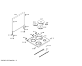 Схема №3 P1HCB21325 с изображением Ручка управления духовкой для плиты (духовки) Bosch 00611523