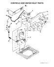 Схема №2 3LWTW4740YQ с изображением Корпусная деталь для сплит-системы Whirlpool 482000011431