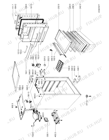 Схема №1 WRT 14 с изображением Затычка для холодильной камеры Whirlpool 481244229301