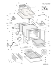 Схема №3 CI6IFAARHA (F061576) с изображением Поверхность для плиты (духовки) Indesit C00272990