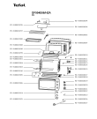 Схема №1 OF504E66/HZA с изображением Часовой механизм для плиты (духовки) Tefal FS-9100020321