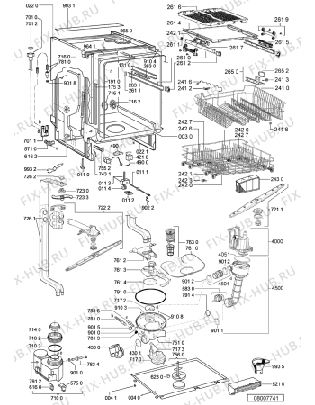 Схема №2 ADG 9930 с изображением Микромодуль для электропосудомоечной машины Whirlpool 480140101623