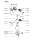 Схема №1 HE7112F0/7X0 с изображением Провод для ветродува Rowenta CS-10000196