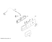 Схема №3 WTE86380 с изображением Панель управления для сушильной машины Bosch 00661310