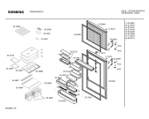Схема №3 KS39V20GR с изображением Дверь морозильной камеры для холодильника Siemens 00235884