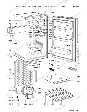 Схема №1 EV 1432/3/BL CH с изображением Обрамление полки для холодильника Whirlpool 481246048904