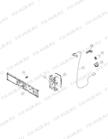 Взрыв-схема стиральной машины Electrolux TASL3M - Схема узла Electrical equipment 268