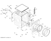 Схема №3 WAW32450GB с изображением Передняя часть корпуса для стиралки Bosch 00687288