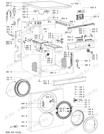 Схема №2 WA PRIMELINE 96 TDI с изображением Микромодуль для стиралки Whirlpool 480111100511