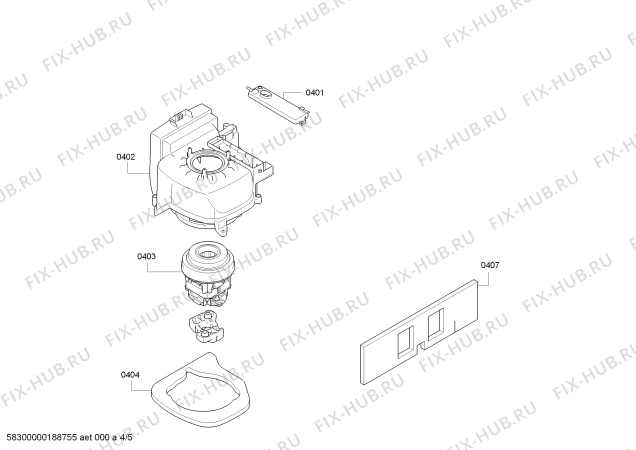 Схема №5 BGS3330 Bosch Relyy'y ProPower 2.0 Allergy с изображением Крышка для мини-пылесоса Bosch 12009567