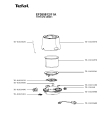 Схема №1 EF265812/11A с изображением Корпусная деталь для электрофондюшницы Tefal TS-01028480