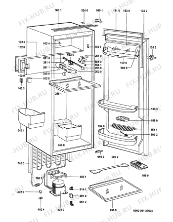 Схема №1 KVI 1649 с изображением Компрессор для холодильной камеры Whirlpool 481236038715