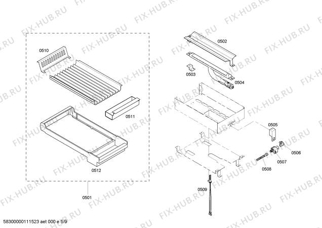 Схема №6 P364GLCLP с изображением Переключатель для плиты (духовки) Bosch 00600598