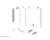 Схема №5 CIB30MIIR7 с изображением Крепеж для холодильника Bosch 00247969