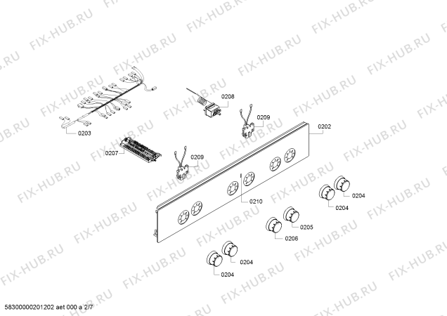 Схема №6 HGD645225R с изображением Планка для духового шкафа Bosch 00773764