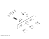 Схема №6 HGD645225R с изображением Крышка горелки для духового шкафа Bosch 00619701