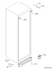 Схема №3 S73320KDX0 с изображением Дверь для холодильника Aeg 140053682096