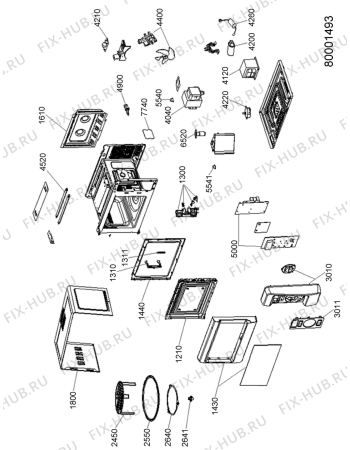 Схема №1 MWH 2422 MB с изображением Другое для микроволновой печи Whirlpool 482000092154