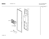 Схема №8 KGU6655 с изображением Панель для холодильной камеры Bosch 00355480
