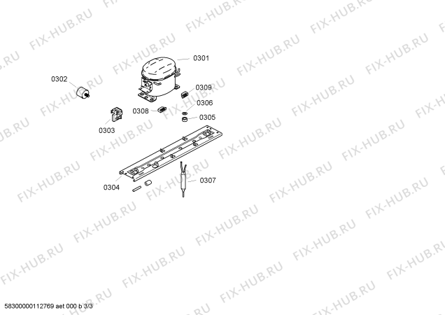 Схема №3 KGF25241TI с изображением Дверь для холодильника Bosch 00242528