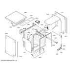 Схема №4 SE25M257FF с изображением Кнопка для посудомойки Siemens 00422085