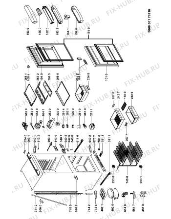 Схема №1 ART4623 (F092325) с изображением Наставление для холодильника Indesit C00359583