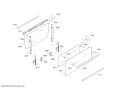 Схема №9 U14M42W3GB с изображением Фронтальное стекло для духового шкафа Bosch 00689112