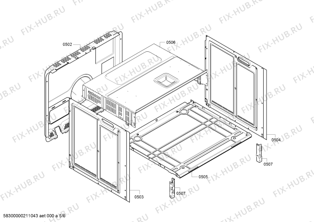 Схема №3 HHF010BR0 с изображением Панель управления для плиты (духовки) Bosch 11025624